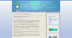 Desktop Screenshot of consejofederalrpi.com.ar