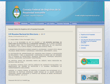 Tablet Screenshot of consejofederalrpi.com.ar